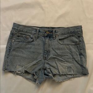 GAP Distressed Light Denim Cutoff Shorts